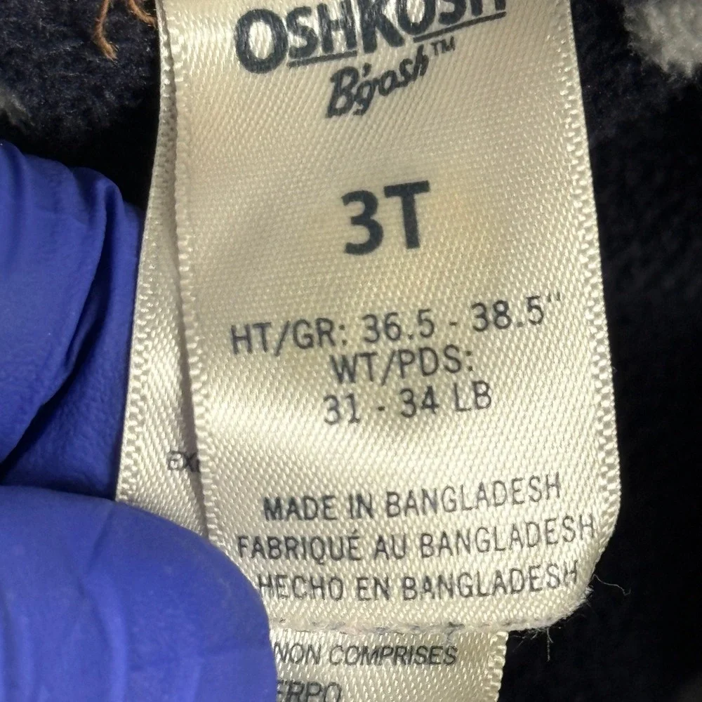 OshKosh Kids Overalls 3T  Blue Denim Bgosh Bib  Medium Wash‎ Adjustable